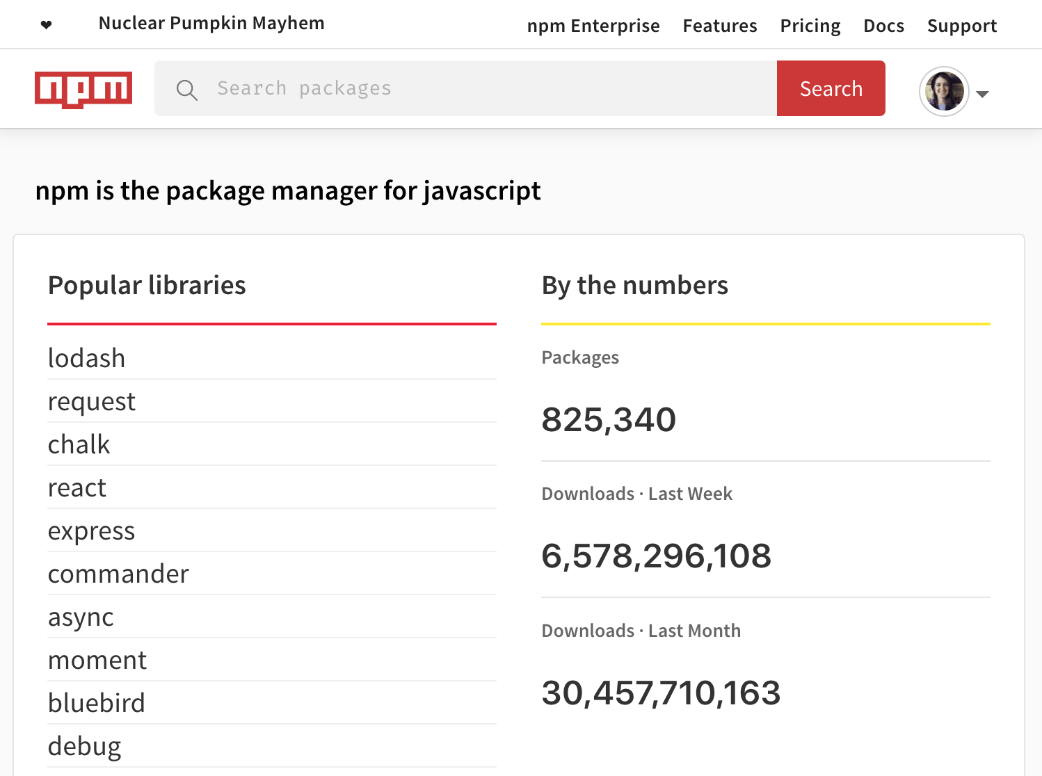 npm-stats