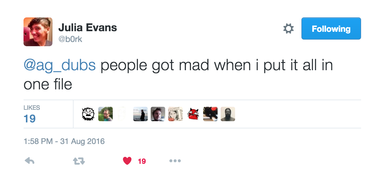 people got mad